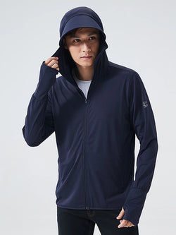 Men’s Summer UV Protection Hooded Jacket – Ultra-Light, Breathable & UPF 50+ - 3KDyn