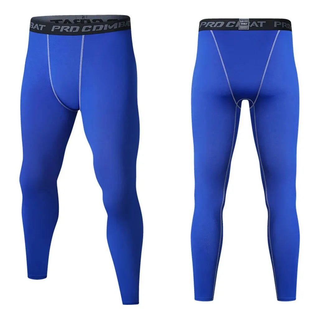 Men’s Compression Leggings - Quick-Dry Workout & Training Pants - 3KDyn