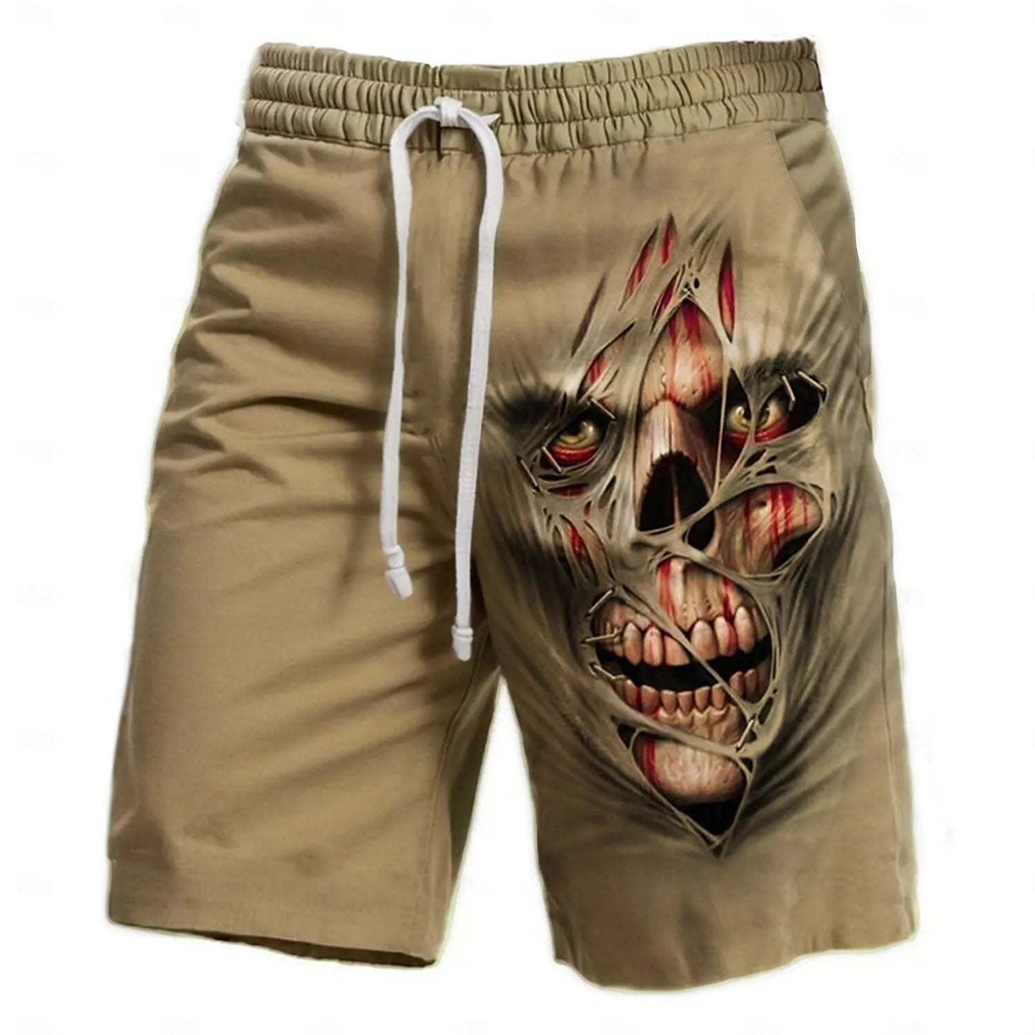Men's Swim Trunks 3 Camouflage Skull Print Beach Shorts Quick Dry Outdoor Leisure Sports Shorts Swimwear Fashion Men's Shorts - 3KDyn