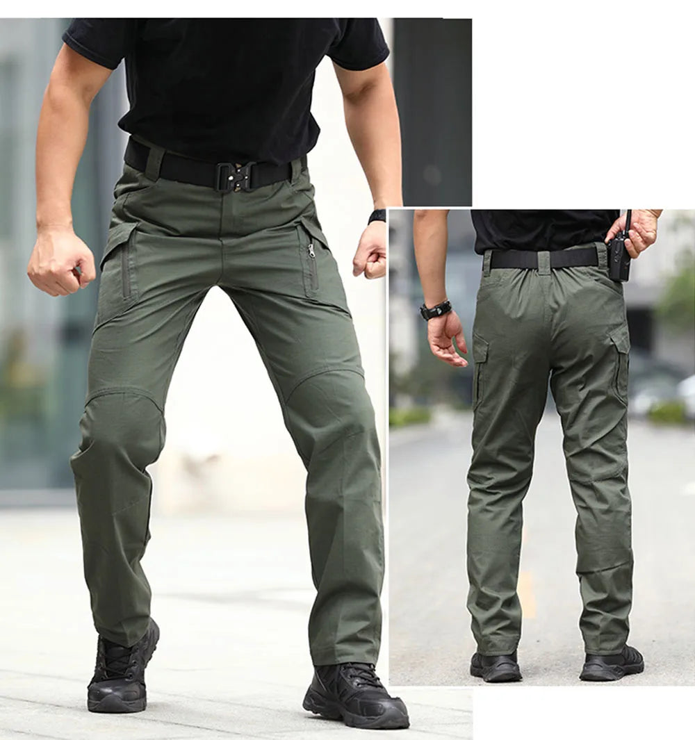 Men’s Tactical Cargo Pants – Multi-Pocket Hiking & Outdoor Trousers - 3KDyn