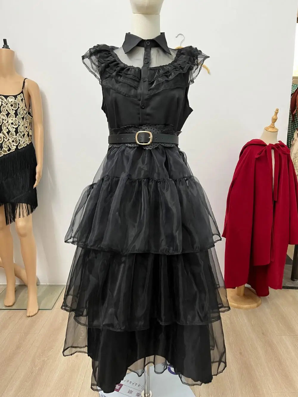 Women’s gothic ghost bride costume set – product detail 8