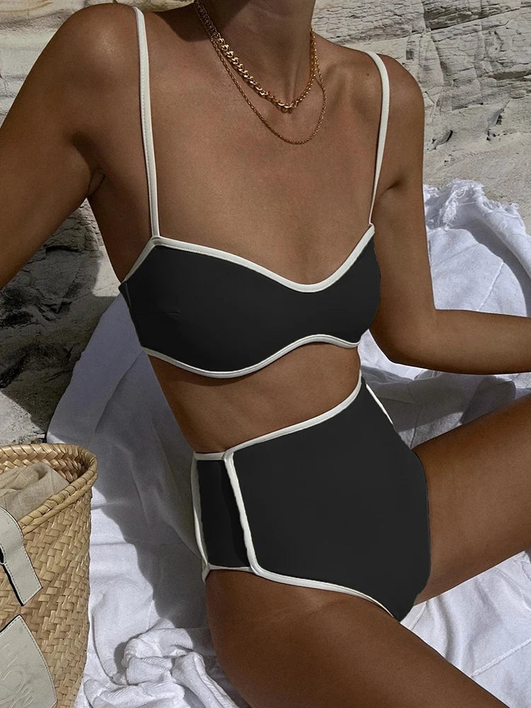 High Waist Push-Up Bikini Set – Sexy Brazilian-Style Swimsuit for Women - 3KDyn