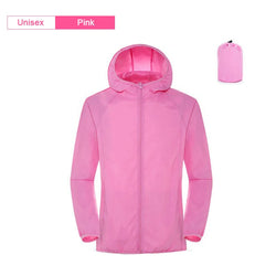 Camping Waterproof Windbreaker Rain Jacket – Unisex Lightweight Outdoor Coat - 3KDyn