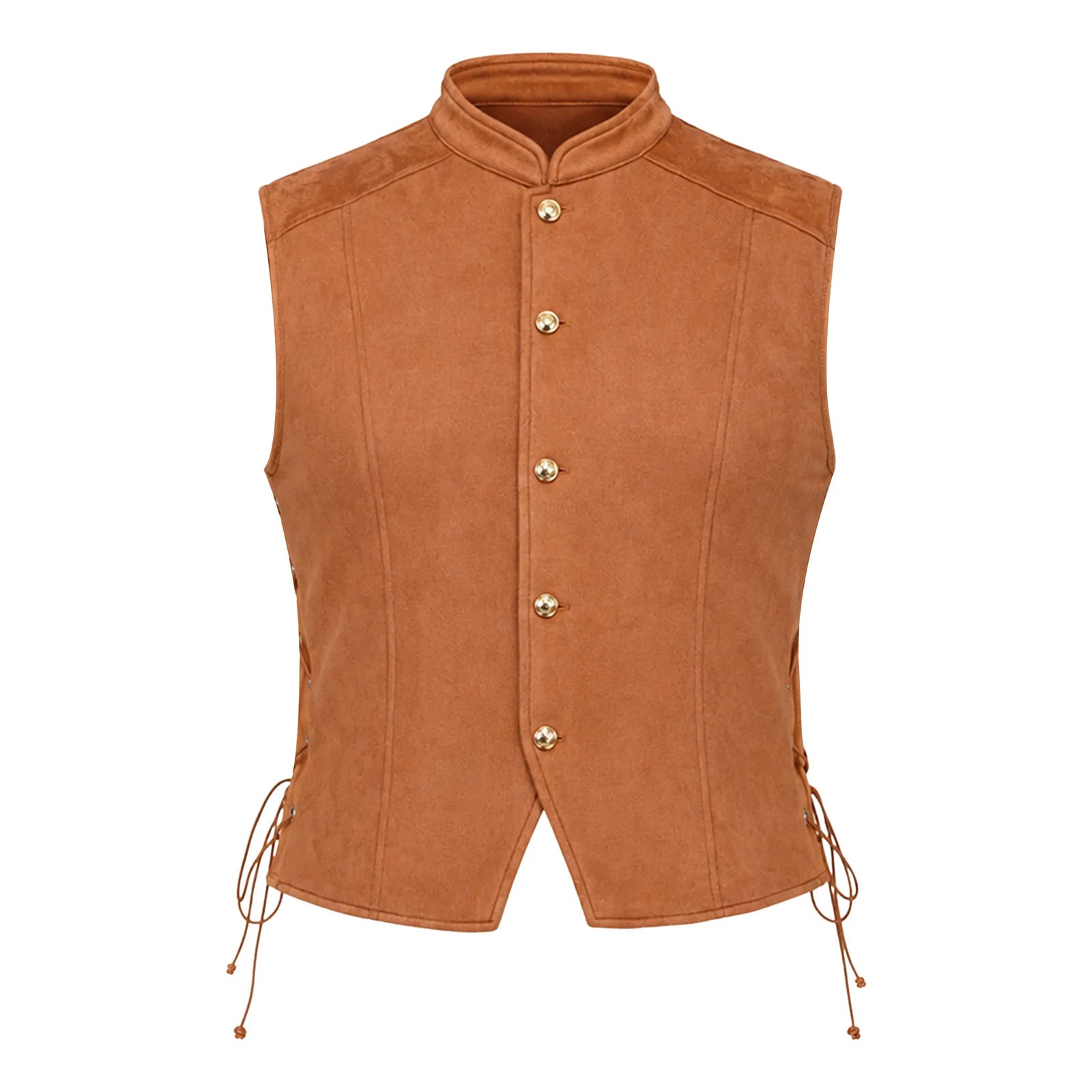 Men’s medieval pirate Viking costume vest – product detail 15