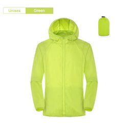 Camping Waterproof Windbreaker Rain Jacket – Unisex Lightweight Outdoor Coat - 3KDyn
