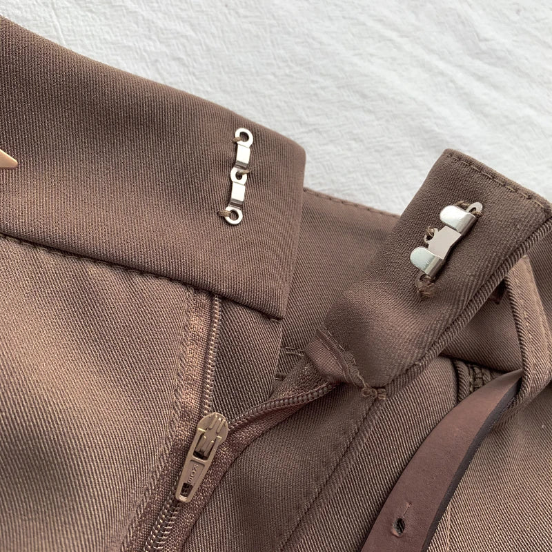 Women's Belted High Waist A-line Shorts – Office Chic & Summer Style - 3KDyn