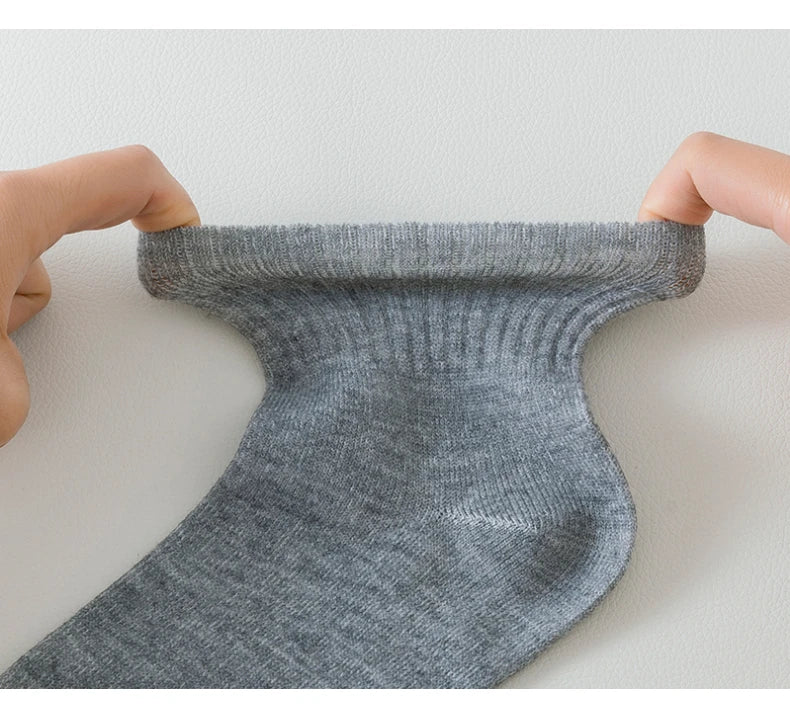 Unisex Mid-Crew Business Socks – 5 or 8 Pairs, Soft & Breathable - 3KDyn