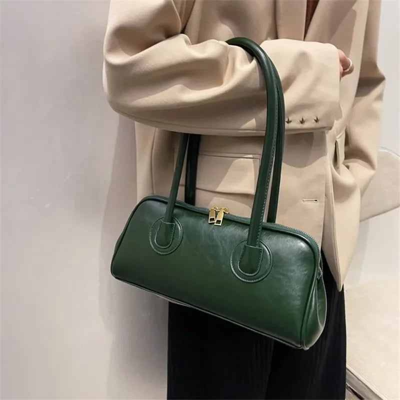 Women’s vintage PU shoulder bag