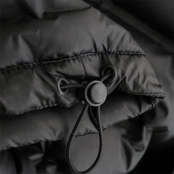 Women's Black Puffer Jacket - Warm Autumn & Winter Casual Coat - 3KDyn
