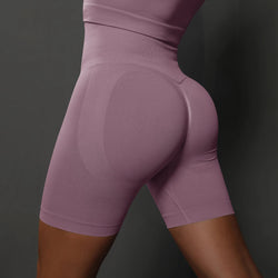 Seamless Shorts for Women Yoga Shorts Push Up Booty Workout Gym Shorts Fitness High Waist Sports Short Women Clothing - 3KDyn