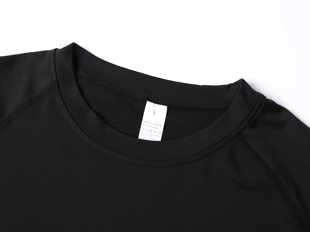 Men's Compression T-Shirt – Breathable, Quick Dry, Printed Sportswear Top - 3KDyn