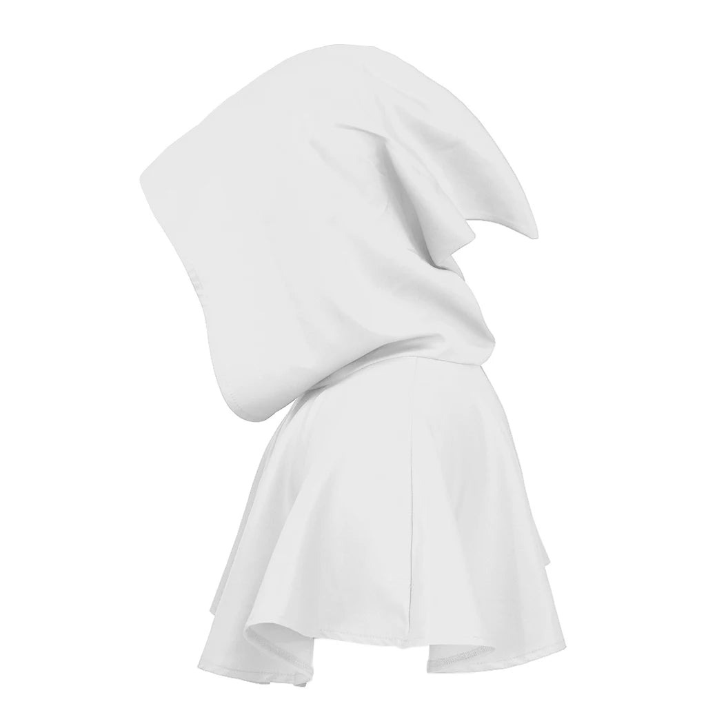 Medieval hooded cape costume for adult cosplay and themed parties