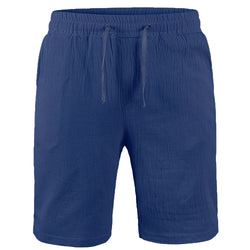 Men's Cotton Linen Shorts – Breathable Casual Summer Shorts with Drawstring Waist - 3KDyn