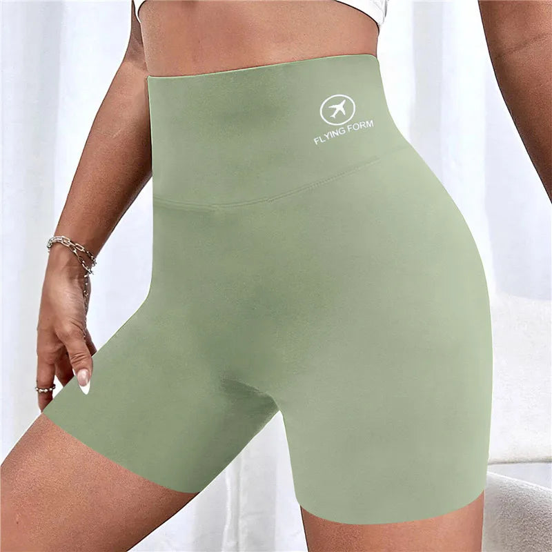 Women Yoga Sports Shorts High Waist Fitness Shorts Casual Streetwear Short Trousers Female Tight Shorts For Ladies Workout Pants - 3KDyn