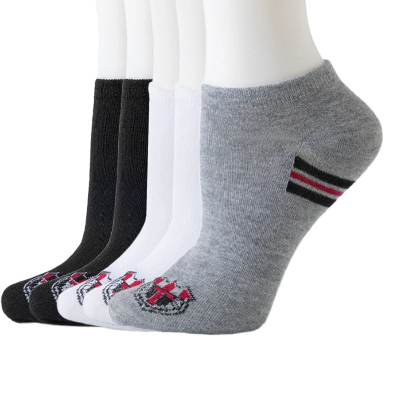 Unisex Mid-Crew Business Socks – 5 or 8 Pairs, Soft & Breathable - 3KDyn