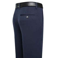 Men's Business Casual Pants – Lightweight, Slim Fit, Classic Straight Trousers - 3KDyn