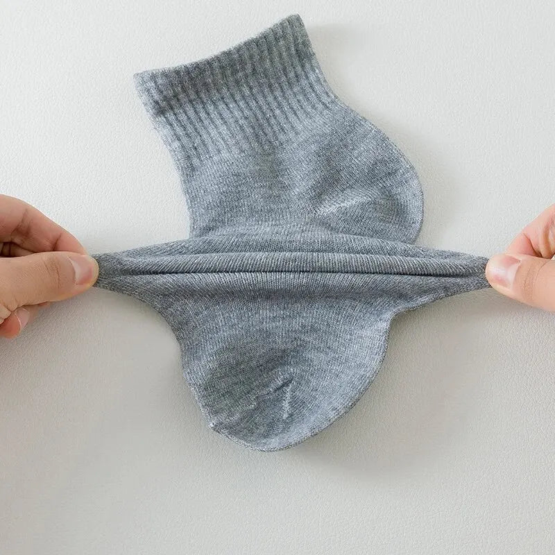 Unisex Mid-Crew Business Socks – 5 or 8 Pairs, Soft & Breathable - 3KDyn
