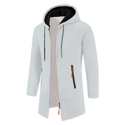 Men’s Outdoor Fleece-Lined Zipper Hoodie – Warm, Casual, and Stylish Winter Sweatshirt - 3KDyn