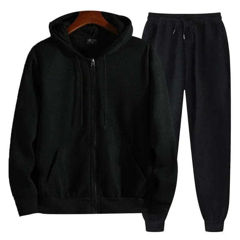 Women’s Plus Size Zip Hoodie & Jogger Set