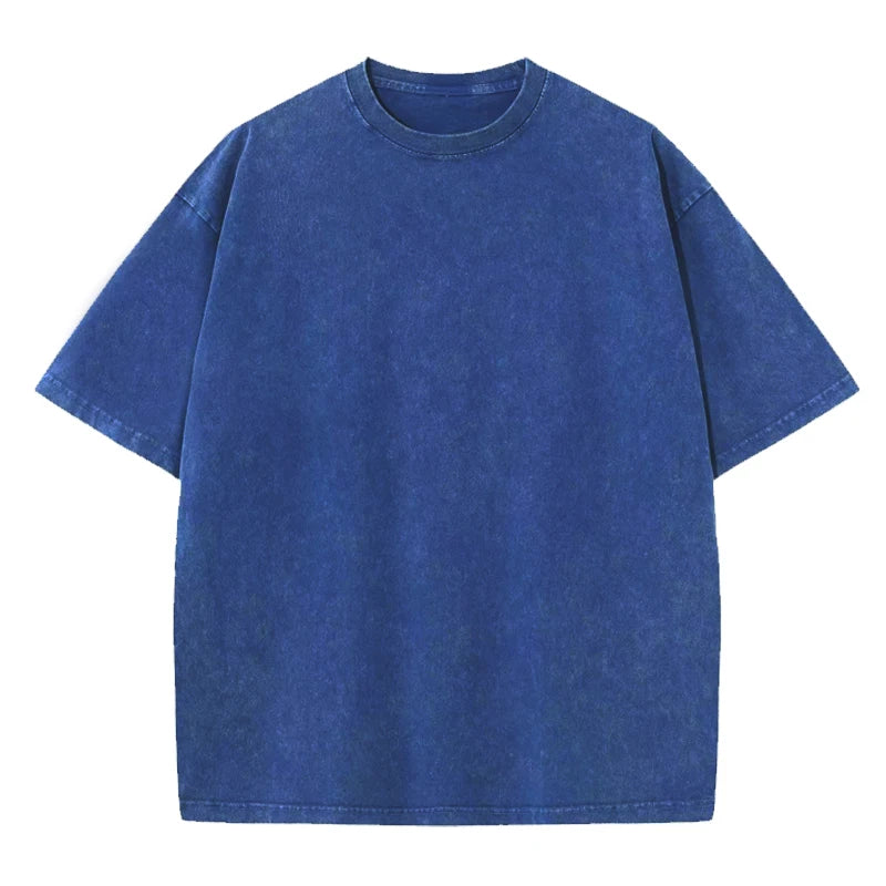 Washed Vintage Unisex T-Shirt – Retro Street Style Hip Hop Tee - 3KDyn