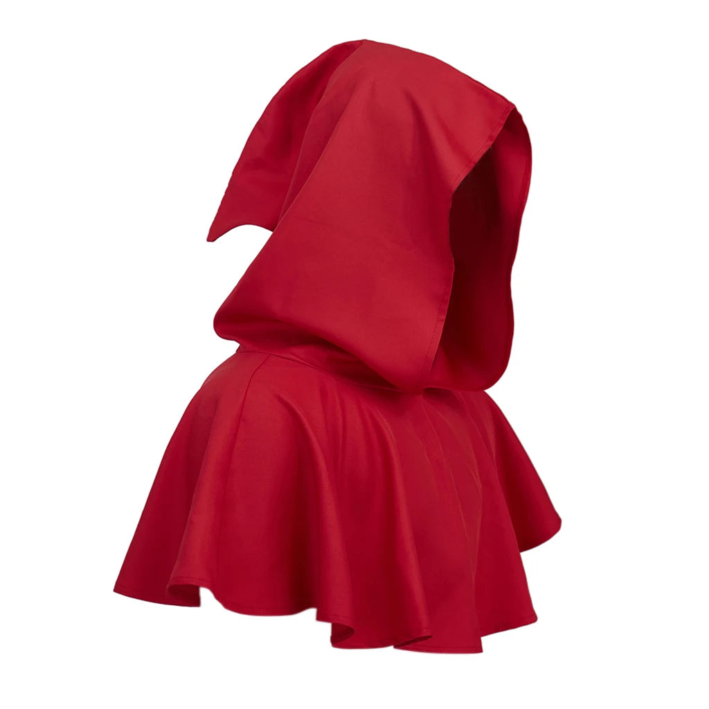 Medieval hooded cape costume for adult cosplay and themed parties