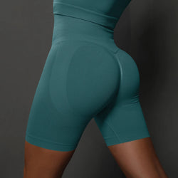 Seamless Shorts for Women Yoga Shorts Push Up Booty Workout Gym Shorts Fitness High Waist Sports Short Women Clothing - 3KDyn