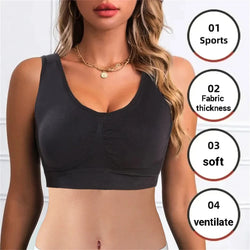 Women's Seamless Sports Bra – Wireless, Breathable & Supportive - 3KDyn