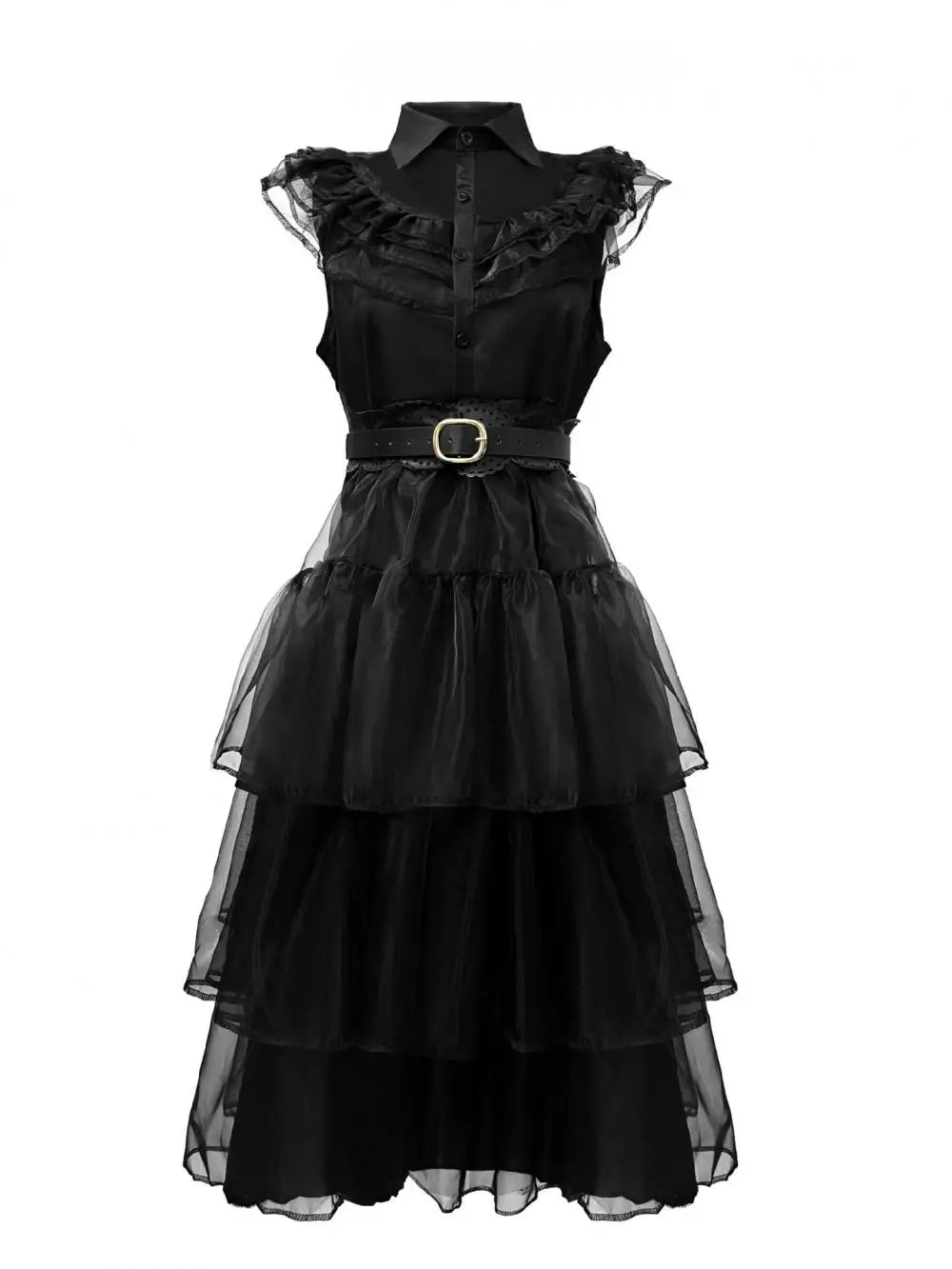Women’s gothic ghost bride costume set – product detail 20