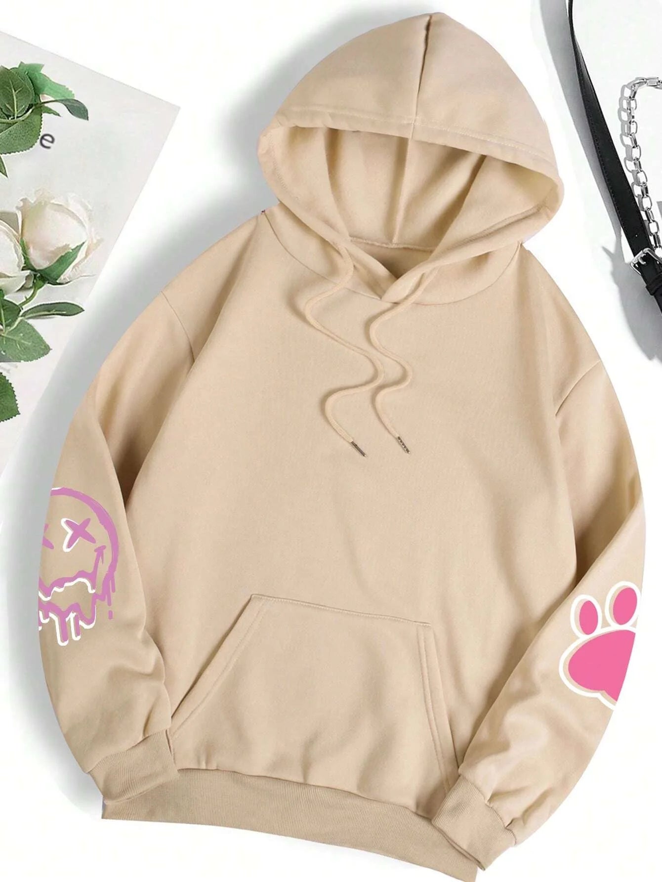 Cartoon Bunny Oversize Hoodie – Women’s Streetwear - 3KDyn