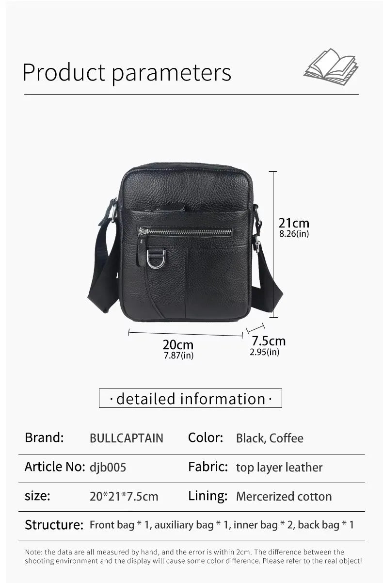 Men’s Retro Crossbody Messenger Bag