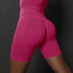 Seamless Shorts for Women Yoga Shorts Push Up Booty Workout Gym Shorts Fitness High Waist Sports Short Women Clothing - 3KDyn