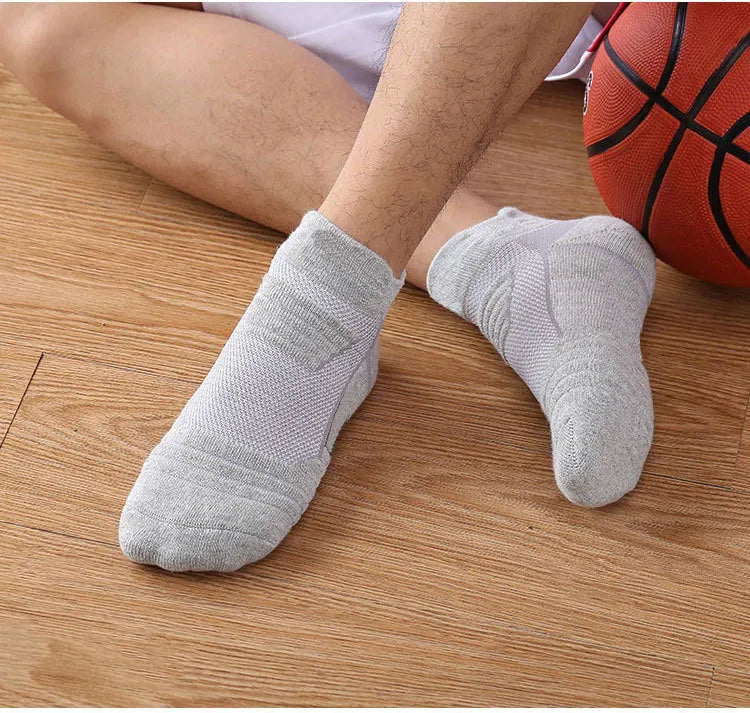 Unisex Breathable Ankle Athletic Socks – Cotton, Anti‑Slip, Running & Gym - 3KDyn