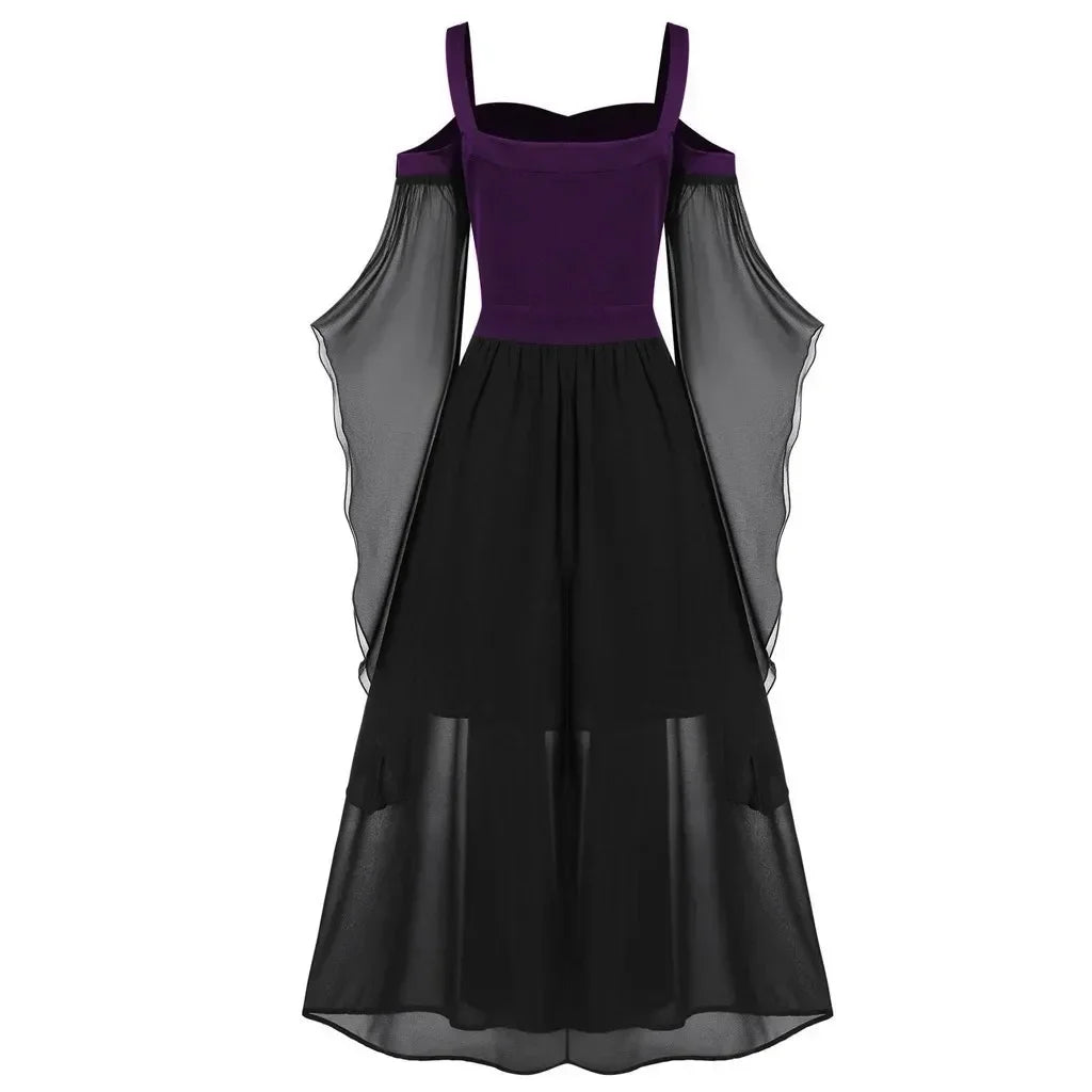Women’s Halloween witch dress for gothic and fantasy costume looks