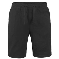 Men's Cotton Linen Shorts – Breathable Casual Summer Shorts with Drawstring Waist - 3KDyn