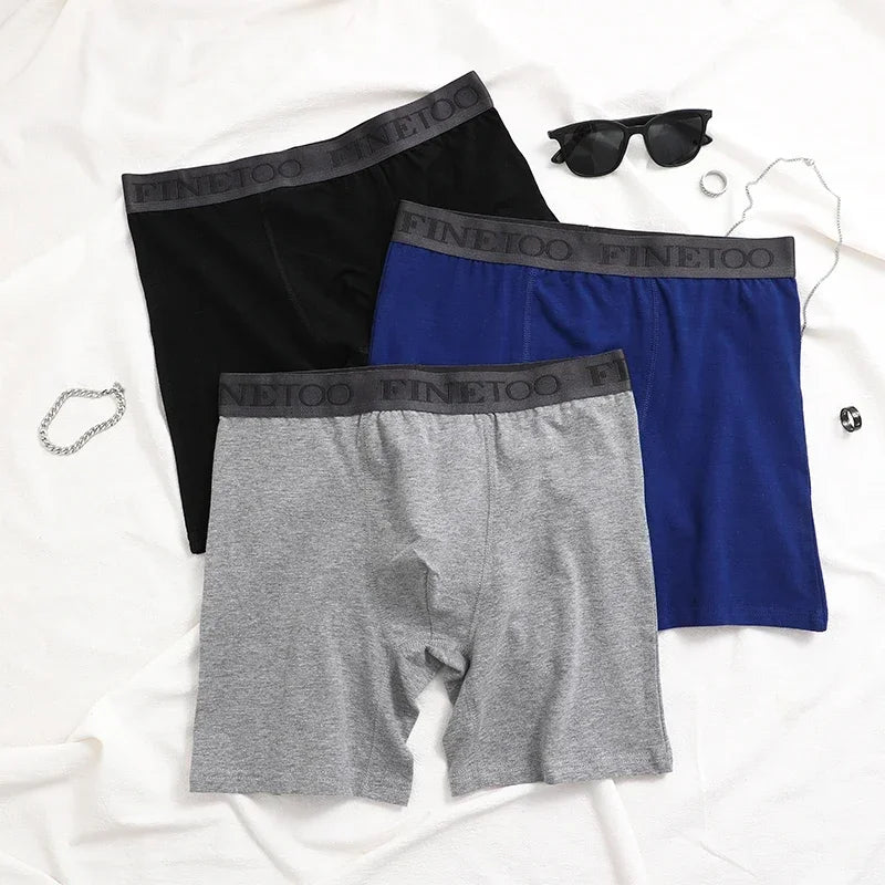 Close-up of waistband detail on men’s cotton boxer briefs