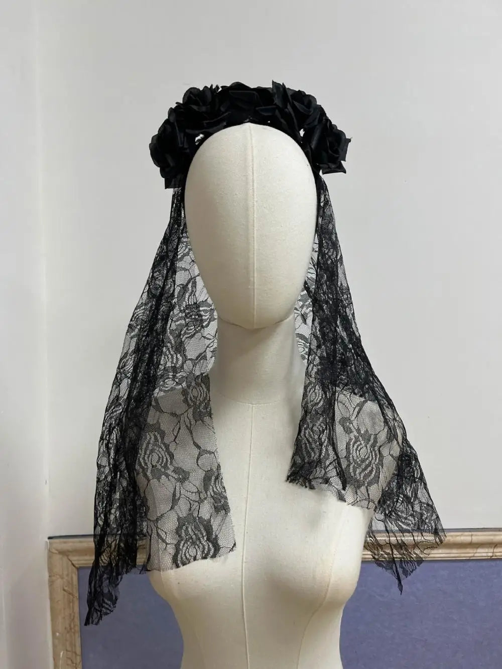 Women’s gothic ghost bride costume set – product detail 17