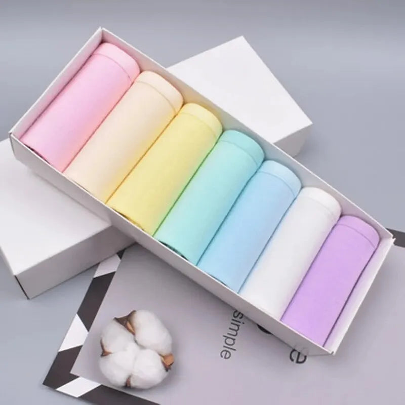 Women’s Cotton Panties 7‑Pack – Breathable Mid‑Rise Briefs - 3KDyn