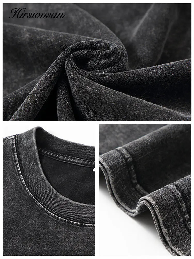 Washed Graphic Long Sleeve T-Shirt – Vintage Oversized Streetwear for Women - 3KDyn