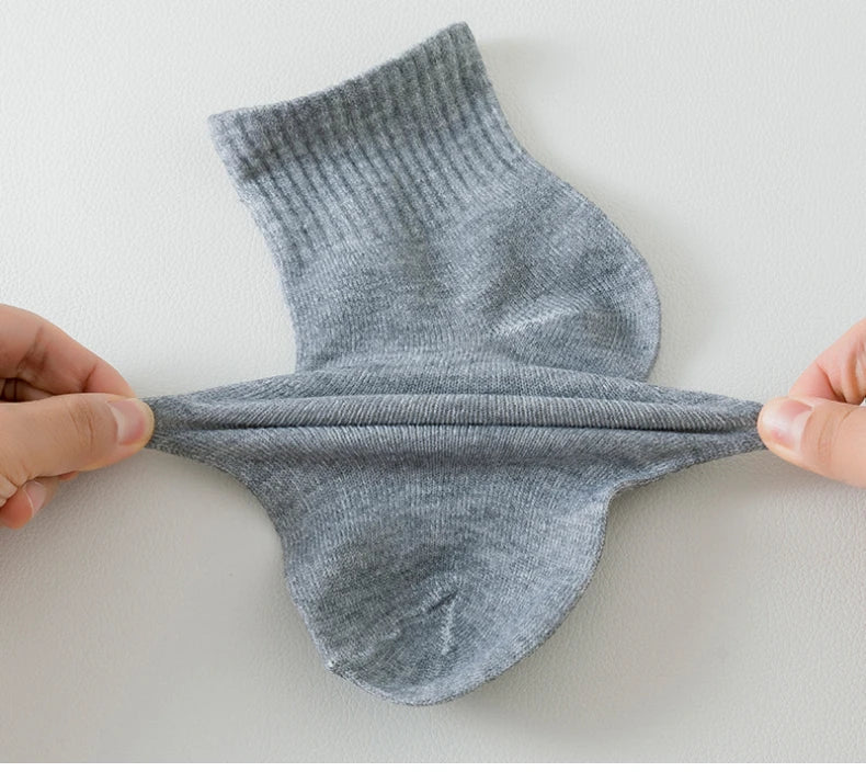 Unisex Mid-Crew Business Socks – 5 or 8 Pairs, Soft & Breathable - 3KDyn