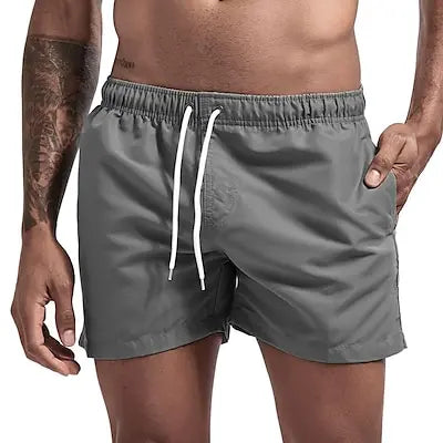 Swim Trunks Swim Shorts for Men Quick Dry Board Shorts Bathing Suit Breathable Drawstring With Pockets for Surfing Beach Summer - 3KDyn