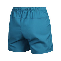 Blue shorts on a white background