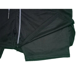 2 in 1 Compression Shorts for Men Gym Workout Running Shorts with Phone Pockets Athletic Quick Dry Activewear - 3KDyn