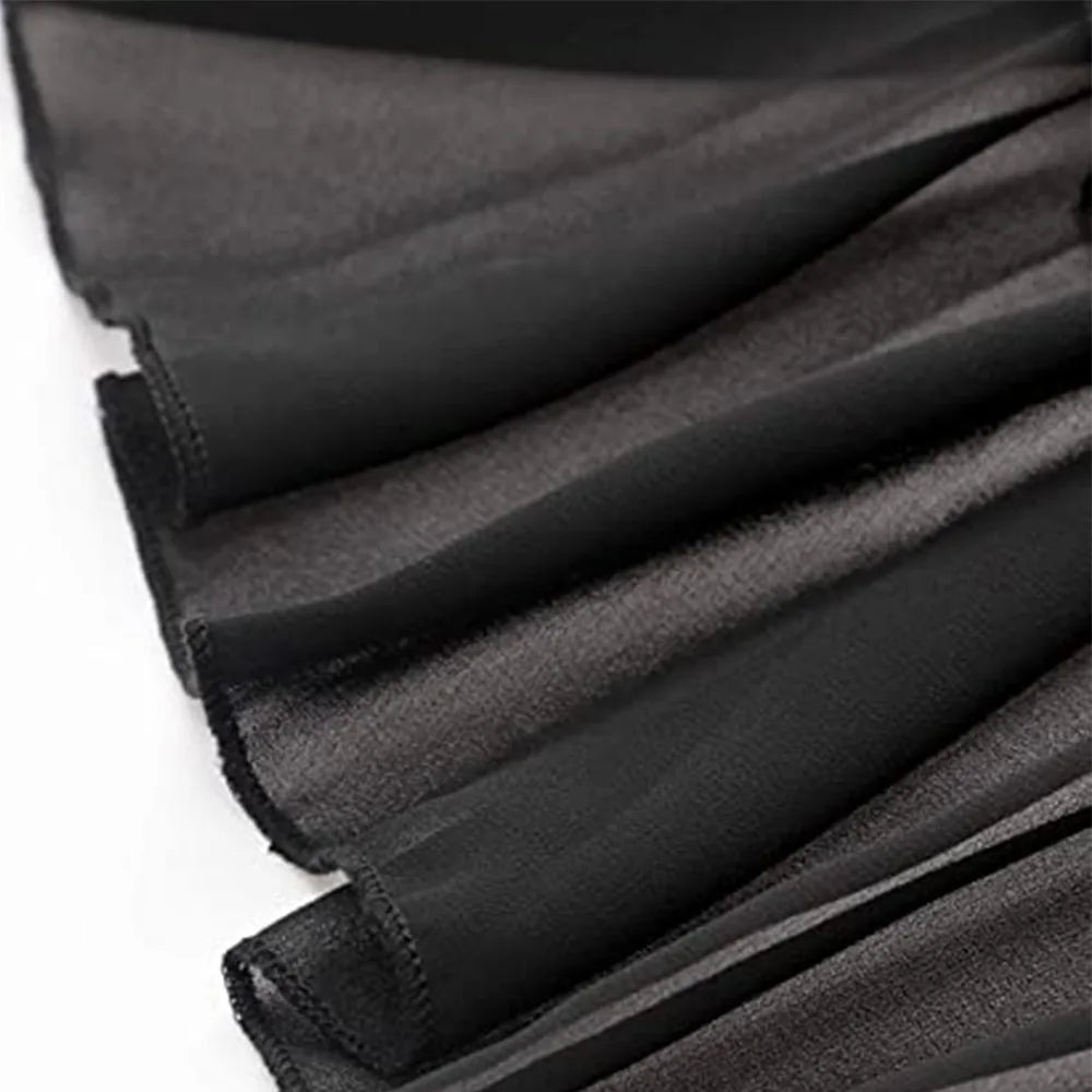 Women Short Sarongs Swimsuit Coverups Beach Bikini Wrap Sheer Short Skirt Chiffon Scarf Cover Ups for Swimwear - 3KDyn