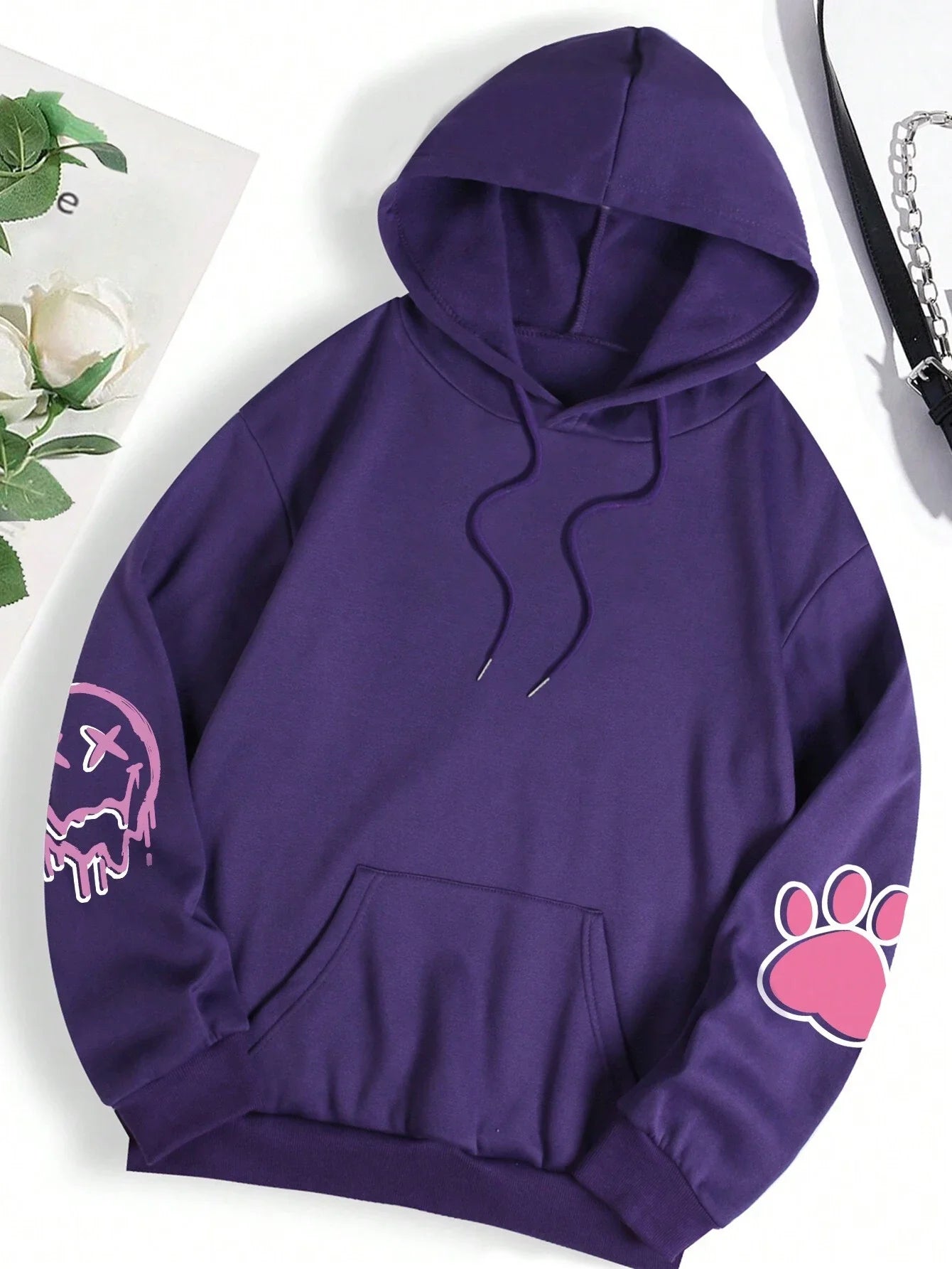 Cartoon Bunny Oversize Hoodie – Women’s Streetwear - 3KDyn