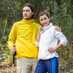Camping Waterproof Windbreaker Rain Jacket – Unisex Lightweight Outdoor Coat - 3KDyn