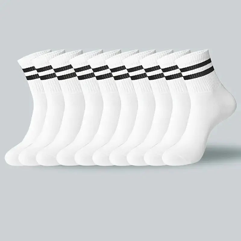 Men's Crew Socks (6–20 Pairs) – Breathable Sport - 3KDyn