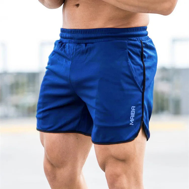 New Fitness Breathable Sports Shorts Running Quick Dry Pants Summer Slim Training Quarter Pants 2023 - 3KDyn