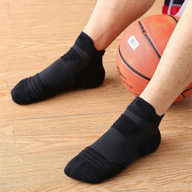 Unisex Breathable Ankle Athletic Socks – Cotton, Anti‑Slip, Running & Gym - 3KDyn