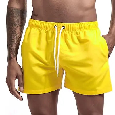 Swim Trunks Swim Shorts for Men Quick Dry Board Shorts Bathing Suit Breathable Drawstring With Pockets for Surfing Beach Summer - 3KDyn