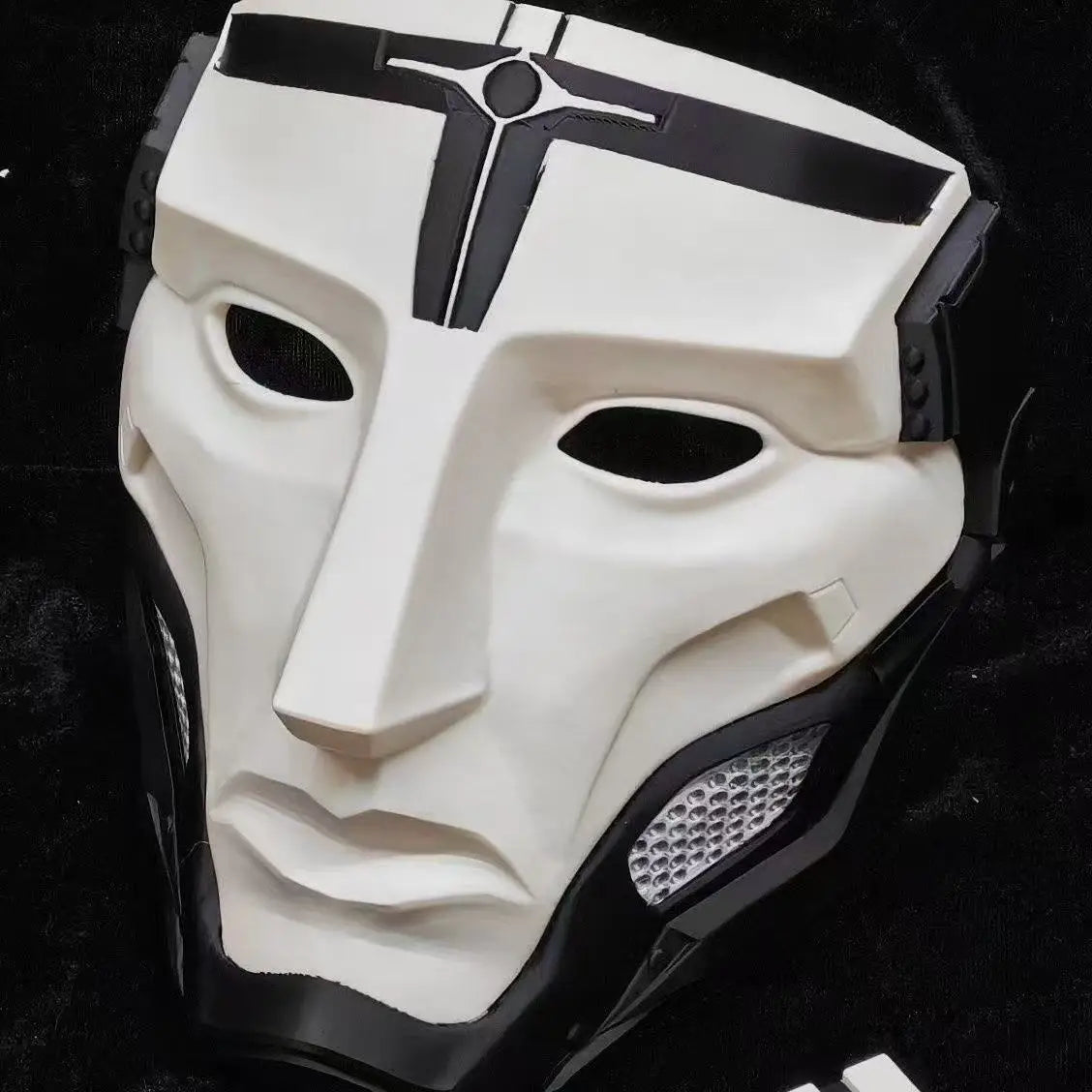 Men’s gothic steampunk coat and mask costume for Halloween